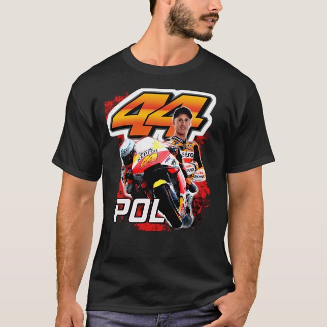 Camiseta Novo Número GP de Moto de Bike do Pol EspargaroGP  (Frente)