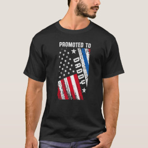 Camiseta Novo Pai de Polícia da Polícia de Pai pela Primeir