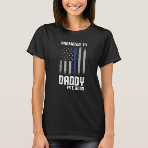 Camiseta Novo Pai de Polícia da Polícia de Pai pela Primeir