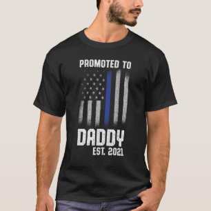 Camiseta Novo Pai de Primeira Vez Polícia Aplicação da Lei