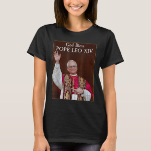 Camiseta Novo Papa Deus abençoe 2025 Leo Xiv