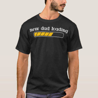 Camiseta Novo Papai Carregando Papai Engraçado Para Ser Anú