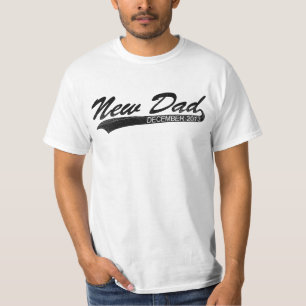 Camiseta Novo papai dezembro de 2013