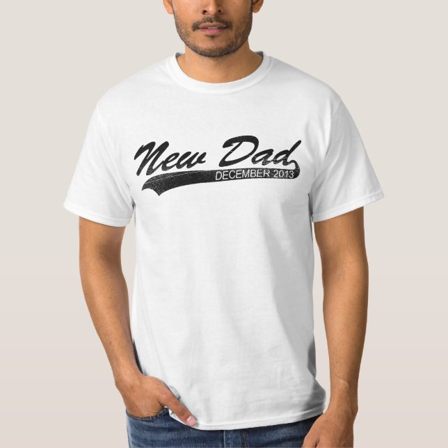 Camiseta Novo papai dezembro de 2013 (Frente)