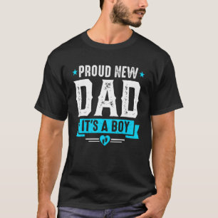 Camiseta Novo papai Orgulhoso É um anúncio de bebê