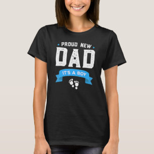 Camiseta Novo papai Orgulhoso É Um Dia de os pais Bonito