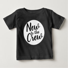 Camiseta Novo para o bebê da tripulação