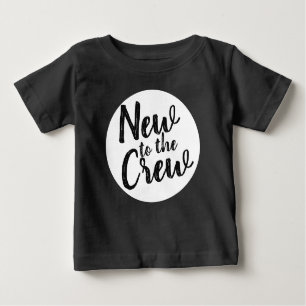 Camiseta Novo para o bebê da tripulação