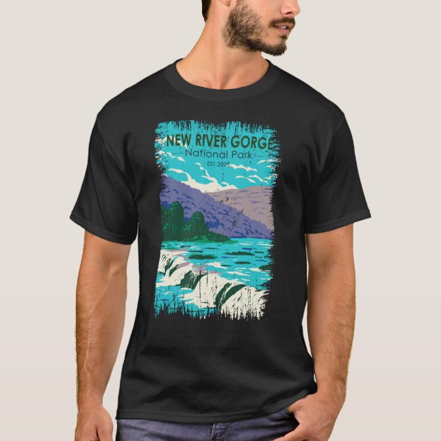 Camiseta Novo Parque Nacional do Gorge do Rio Sofrendo (Frente)