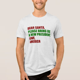 Camiseta Novo Presidente Político Engraçado para o Natal