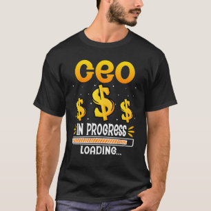 Camiseta Novo Proprietário de Negócios CEO em Progresso Fut