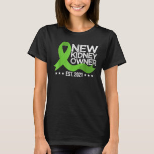 Camiseta Novo proprietário de rim 2021 Warrior Kidney Disea