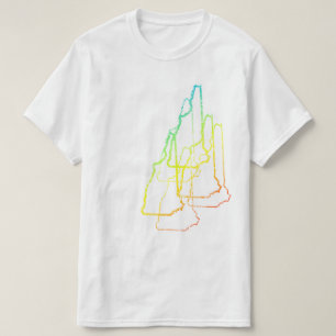 Camiseta novo quebra-cabeça de hampshire