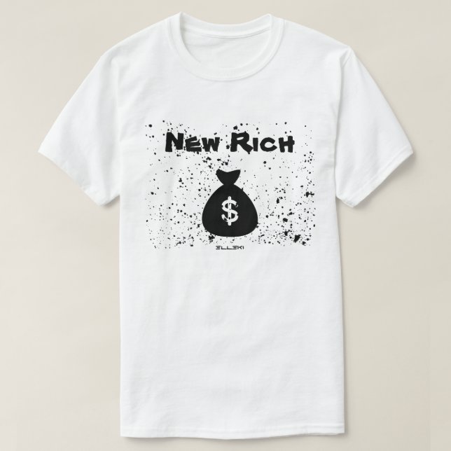 Camiseta Novo Rico (Frente do Design)