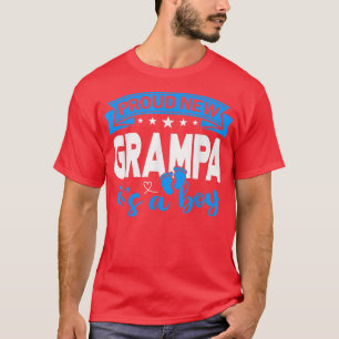 Camiseta Novo vovô orgulhoso É um rapaz Sexo Revela Homens
