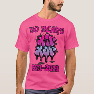 Camiseta Novos 50 Anos De Hip Hop E Rap Urban Grafite