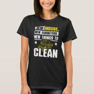 Camiseta Novos móveis para limpar Premiu