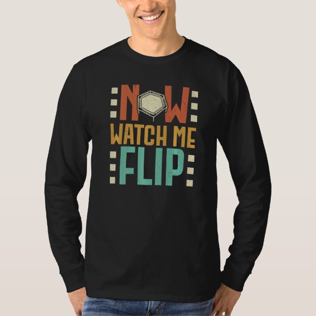 Camiseta Now Watch Me Flip Trampoliner Trampolining Trampol (Frente)