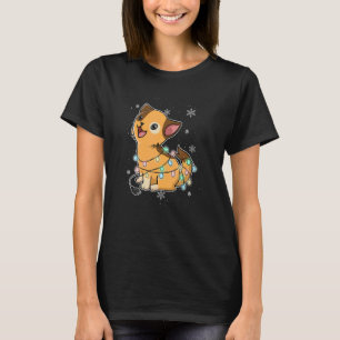 Camiseta Nozes de Árvore de Natal Ornamentos Gatos Festivos