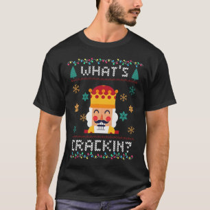 Camiseta Nozes de Natal Que Gritam Homens De Xmas Engraçado