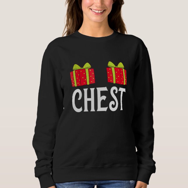 Camiseta Nozes do Peito Correspondendo Castanhas de Natal (Frente)