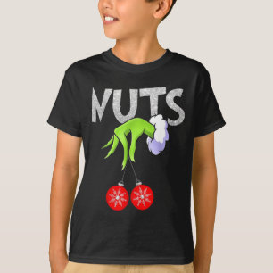 Camiseta Nozes Peito Correspondência Castanhas de Natal Cas