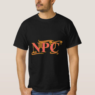 Camiseta NPC Não maim Rob ou RPG engraçado no Matar