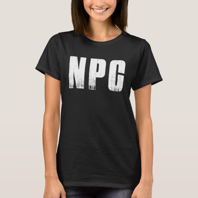 CAMISETA NPC WOJAK SÓ SEJA SEU (Frente)