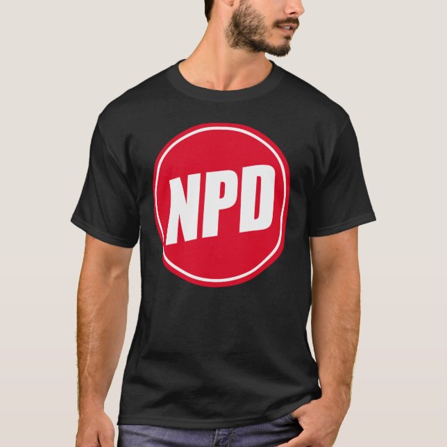 Camiseta NPD:Alemanhas de Partei Nacional-Demokratische (Frente)