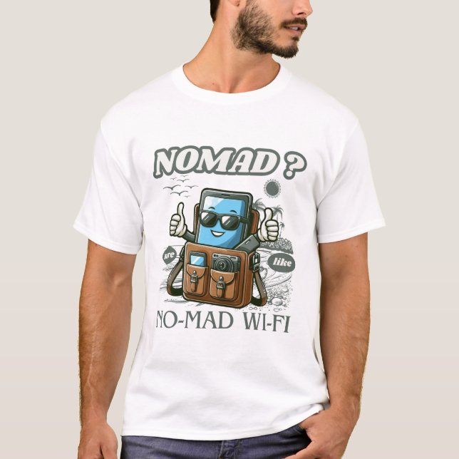 Camiseta Npmad ? no-mad wifi (Frente)