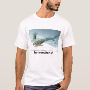 Camiseta NSF-ilustração-de-tiktaalik, seja transitonal