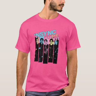 Camiseta NSYNC Oficial Neon Bye Bye Bye