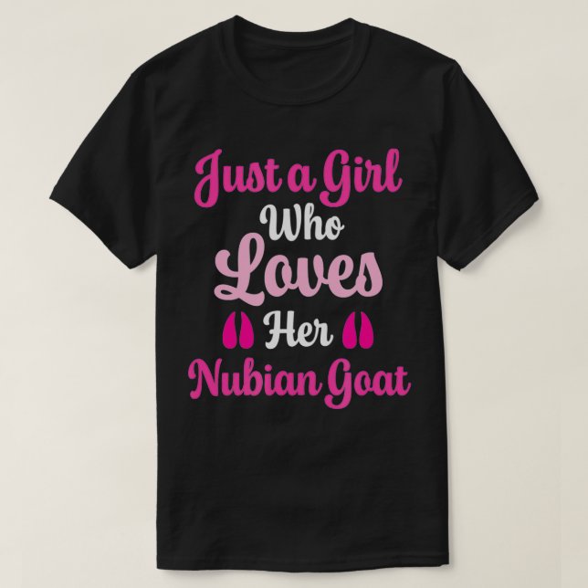 Camiseta Nubian Goat Gift for Women Who Love Their Nubian G (Frente do Design)