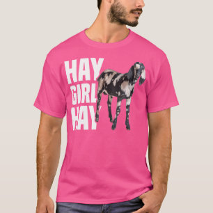 Camiseta Nubian Goat Hay Girl Nubian Goat Mãe