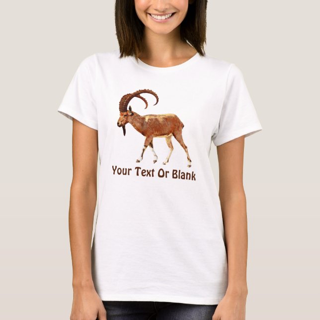 Camiseta Nubian Ibex - Ein Gedi (Frente)