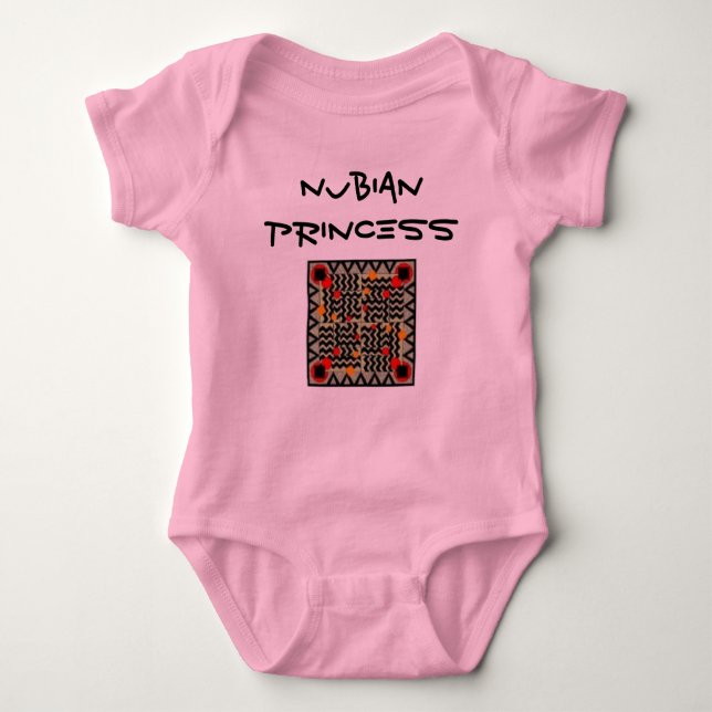 Camiseta Nubian Princess Baby (Frente)