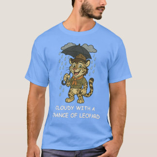 Camiseta Nublado com Possibilidade de Leopardo