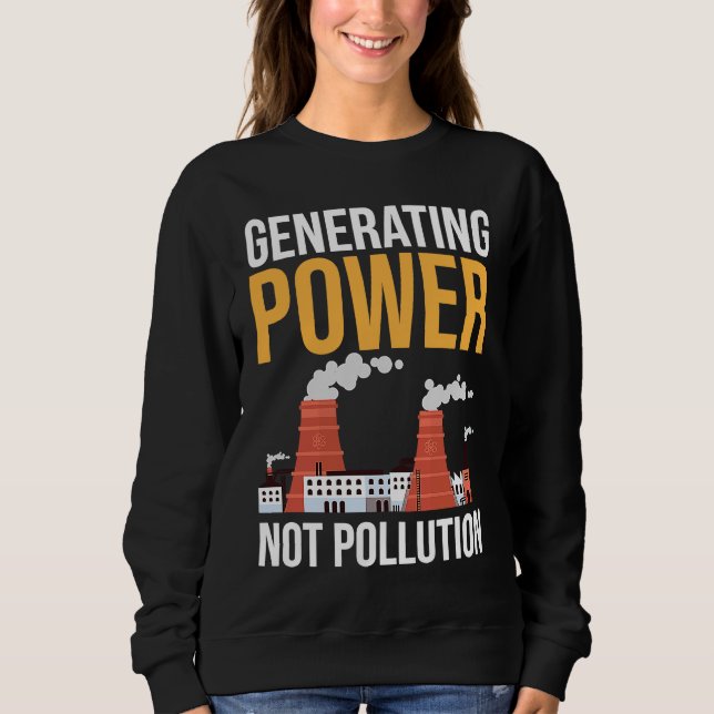 Camiseta Nuclear Engineer Power Not Pollution (Frente)