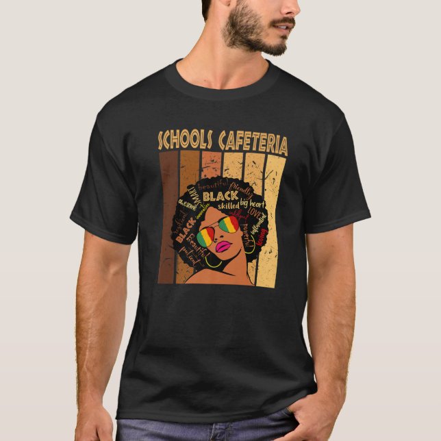 Camiseta Núcleo de Escolas Negra Afro-Americano (Frente)
