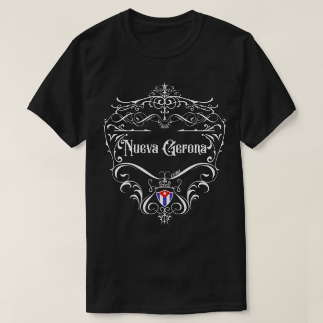 Camiseta Nueva Gerona Vintage design 1 (Frente do Design)