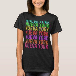 Camiseta Nueva York Retro Style Vintage Espanhol 22