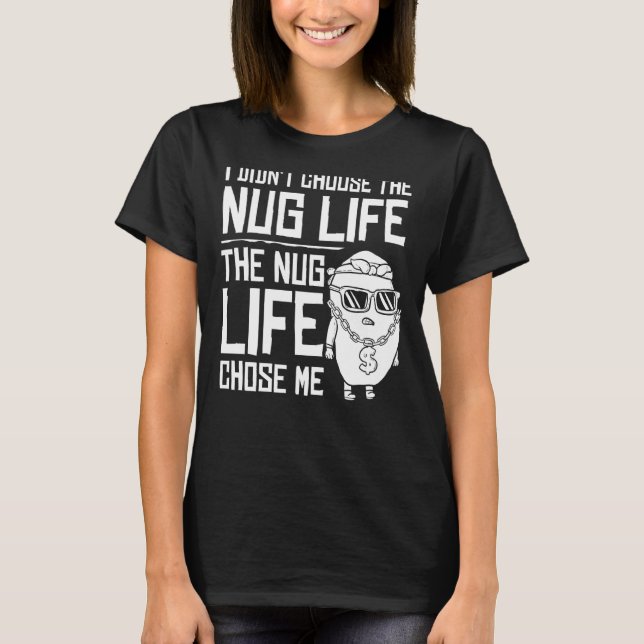 Camiseta Nug Life Nugget de Frango Tenro (Frente)