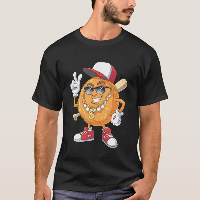 Camiseta Nugget de Frango Comida (Frente)