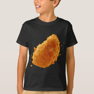 Camiseta Nugget de Frango Crocante Comida Divertida Tenders