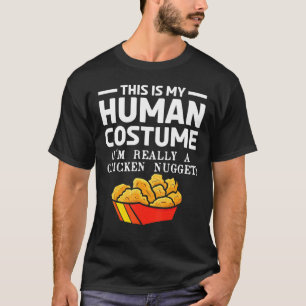 Camiseta Nugget de Frango Desagradável de Comida Rápida Foo
