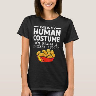 Camiseta Nugget de Frango Desagradável de Comida Rápida Foo
