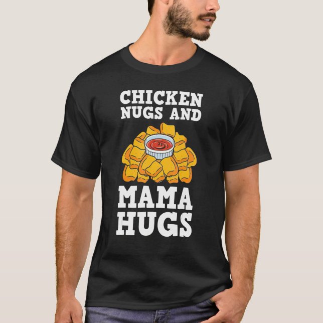 Camiseta Nugget de Frango Eu Amo Nugget de Frango Frito Fas (Frente)