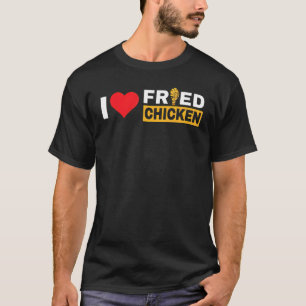 Camiseta Nugget de Frango Eu Amo Nugget de Frango Frito Fas