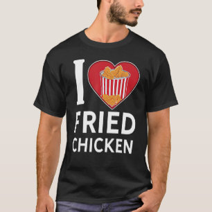 Camiseta Nugget de Frango Eu Amo Nugget de Frango Frito Fas