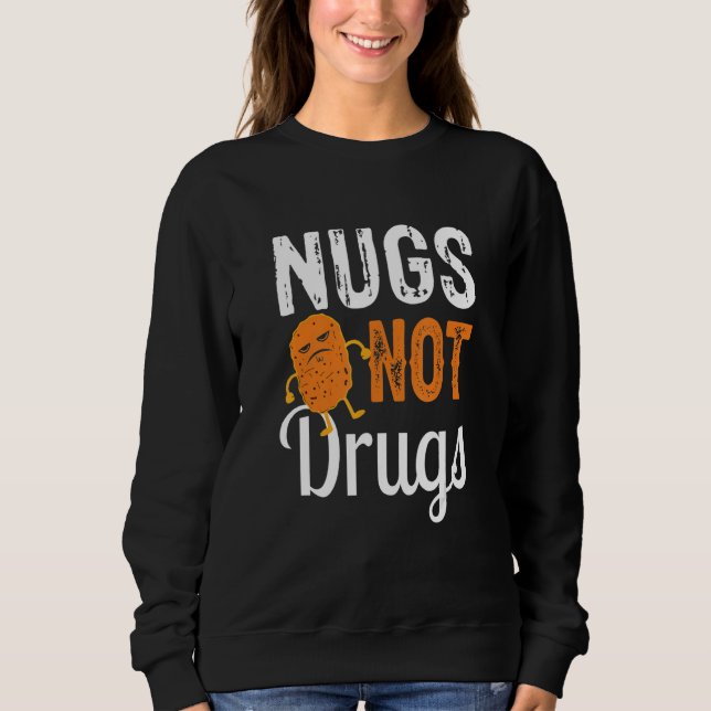 Camiseta Nugget de Frango Nugs Not Drugs (Frente)